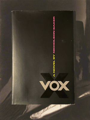 Vox- By Nicholson Baker